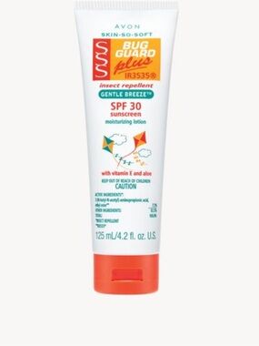 *AVON* Skin So Soft Bug Guard Plus Gentle Breeze SPF 30 Size 4.2 fl. oz.